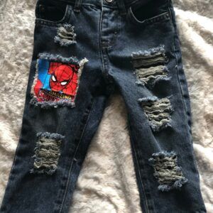 Marvel Spider-Man Kids Distressed Jeans