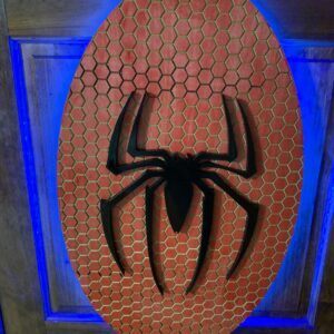 Marvel Spider-Man Wooden LED Wall Light