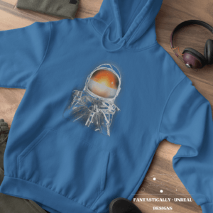 Astronaut Sunrise Unisex Pullover Hoodie