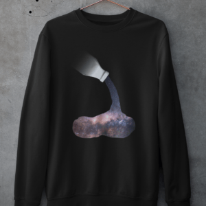 Spilt Milky Way Graphic Sweatshirt